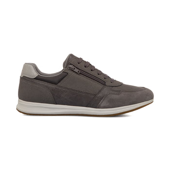 Sneakers traspiranti grigie da uomo in nabuk Geox Avery, Sneakers Uomo, SKU m111000251, Immagine 0